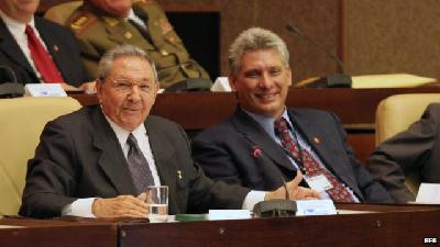 Raul Castro und Diaz-Canel